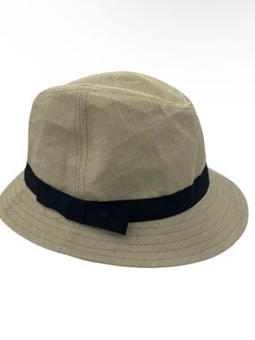 Mossimo Supply Co tan black women’s fedora hat One Size